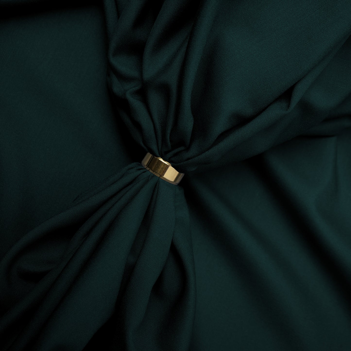 Legacy Boski, Emerald Green Wrinkle Resistant Poly Viscose Blend with Glossy Smooth Finish 