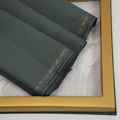 Barbados Silver Touch | Grey Green Wrinkle-Resistant Pima Cotton (54” Width) 