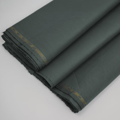 Grey Green Barbados Silver Touch | Wrinkle-Resistant Pima Cotton (54” Width) 