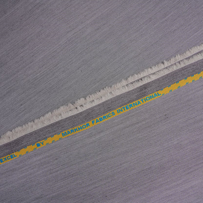 Excel Wash & Wear, Wrinkle Free, Silky Crisp Finish with Glowy Look HEATHER GREY