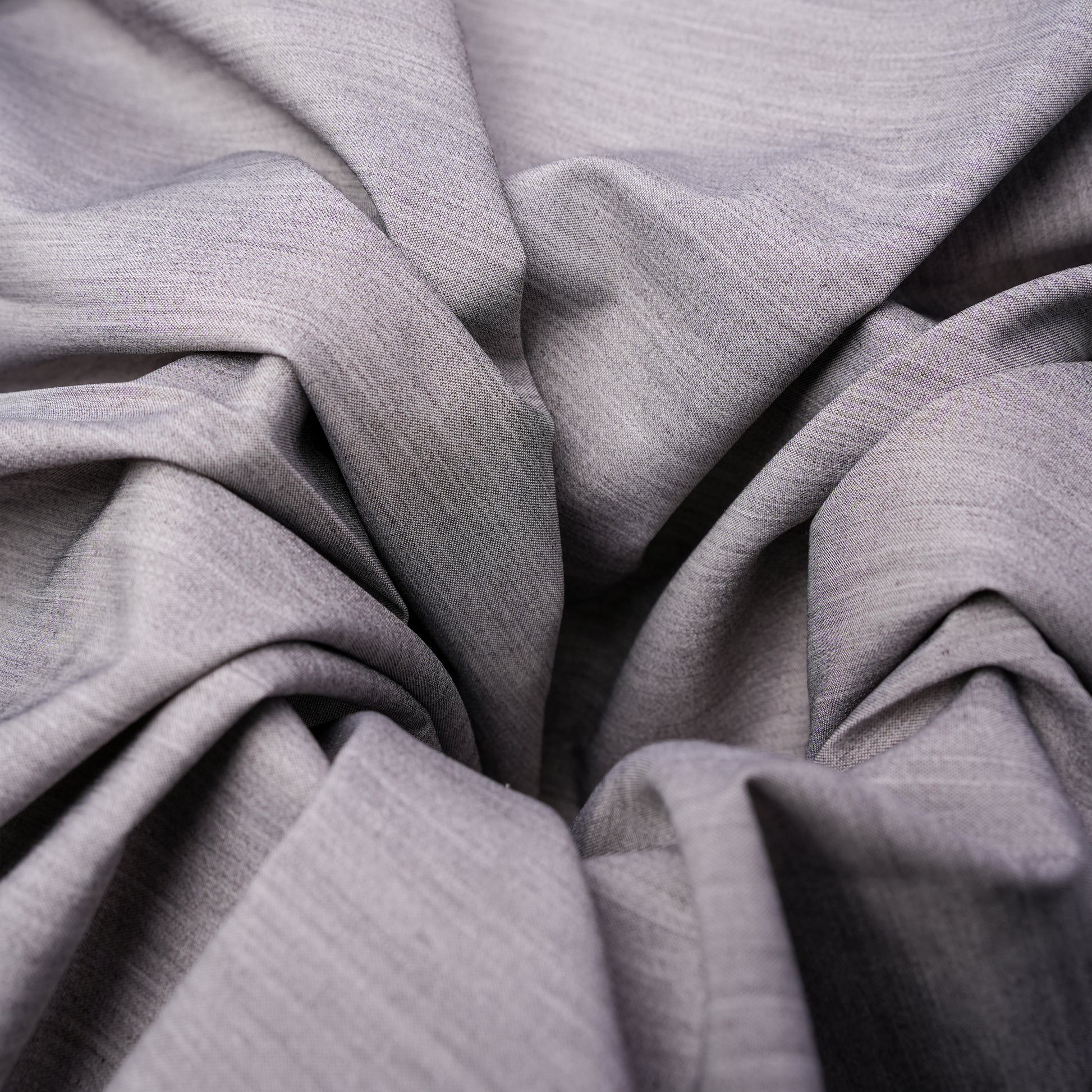 Excel Wash & Wear, HEATHER GREY Wrinkle Free, Silky Crisp Finish with Glowy Look