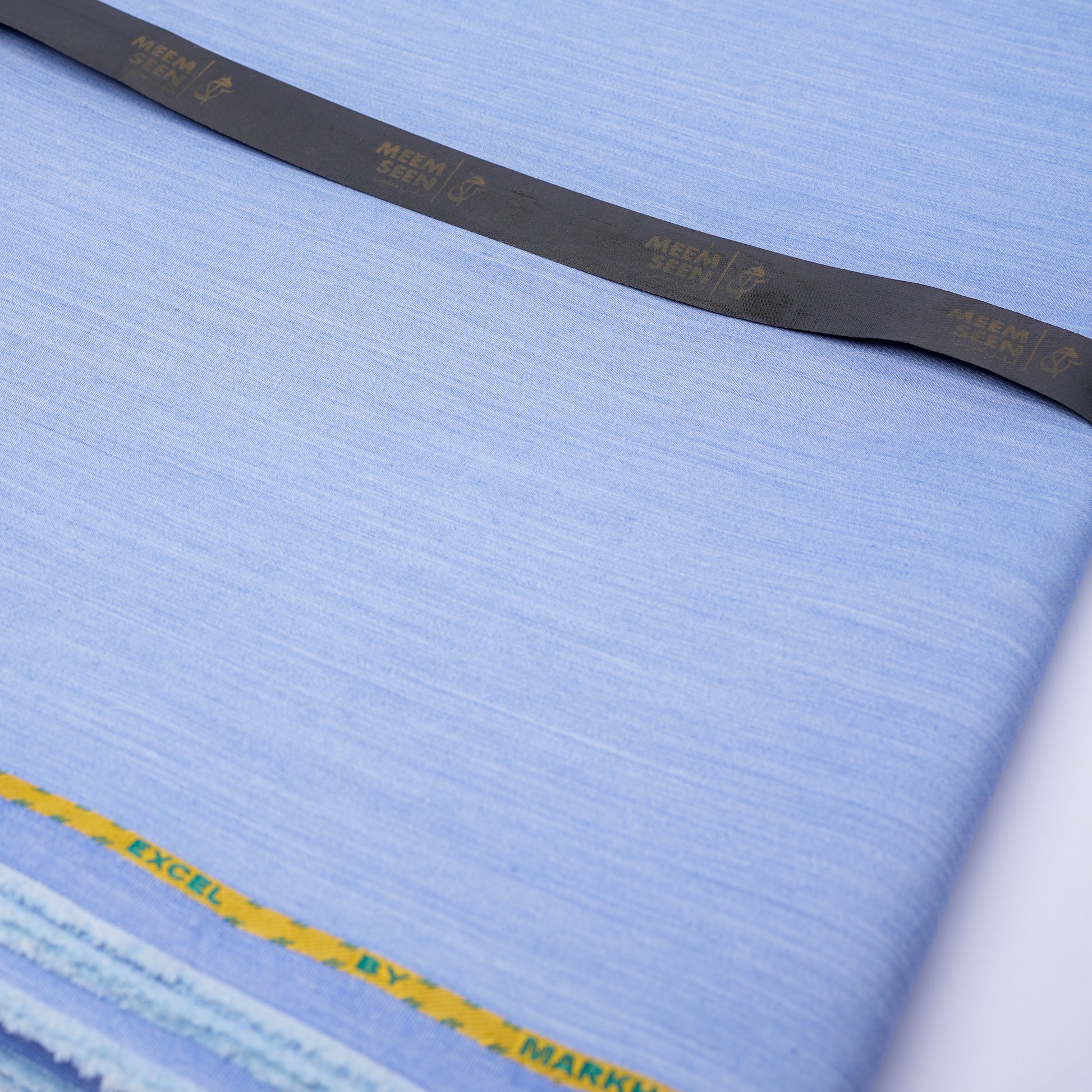 Excel Wash & Wear, LIGHT BLUE  Wrinkle Free, Silky Crisp Finish with Glowy Look 