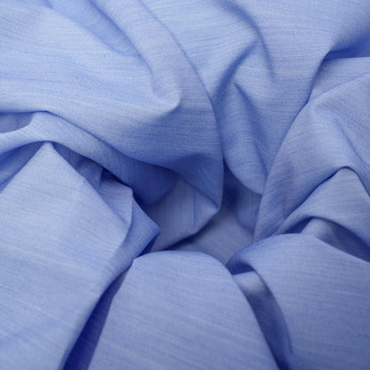 LIGHT BLUE Excel Wash & Wear, Wrinkle Free, Silky Crisp Finish with Glowy Look 