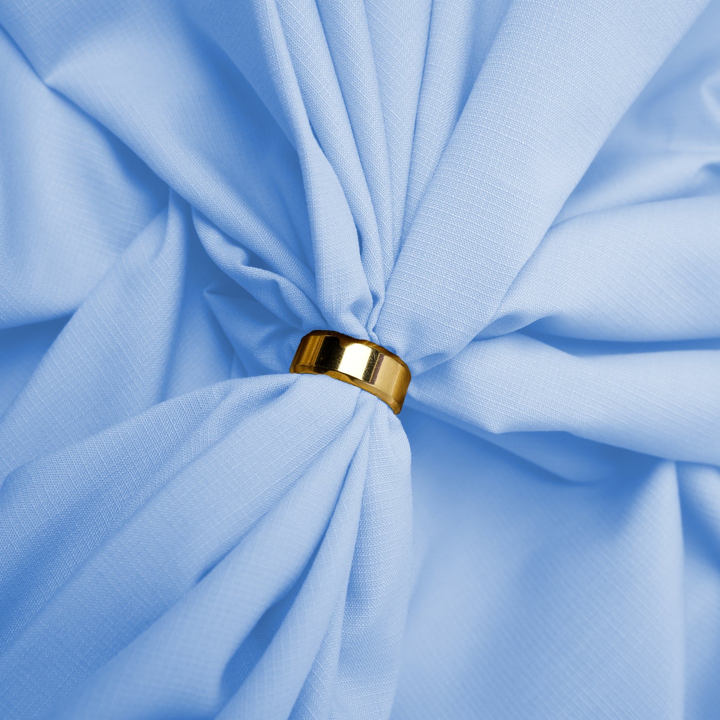 Checkered Dobby Textured Wash & Wear Unstitched Fabric for Men Light Blue