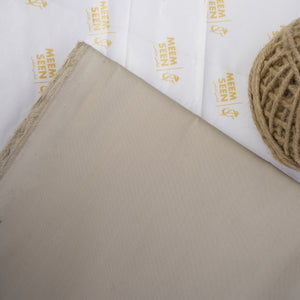 Delicate Twill/Satin | LIGHT KHAKI Wrinkle-Resistant Pima Cotton (54” Width)