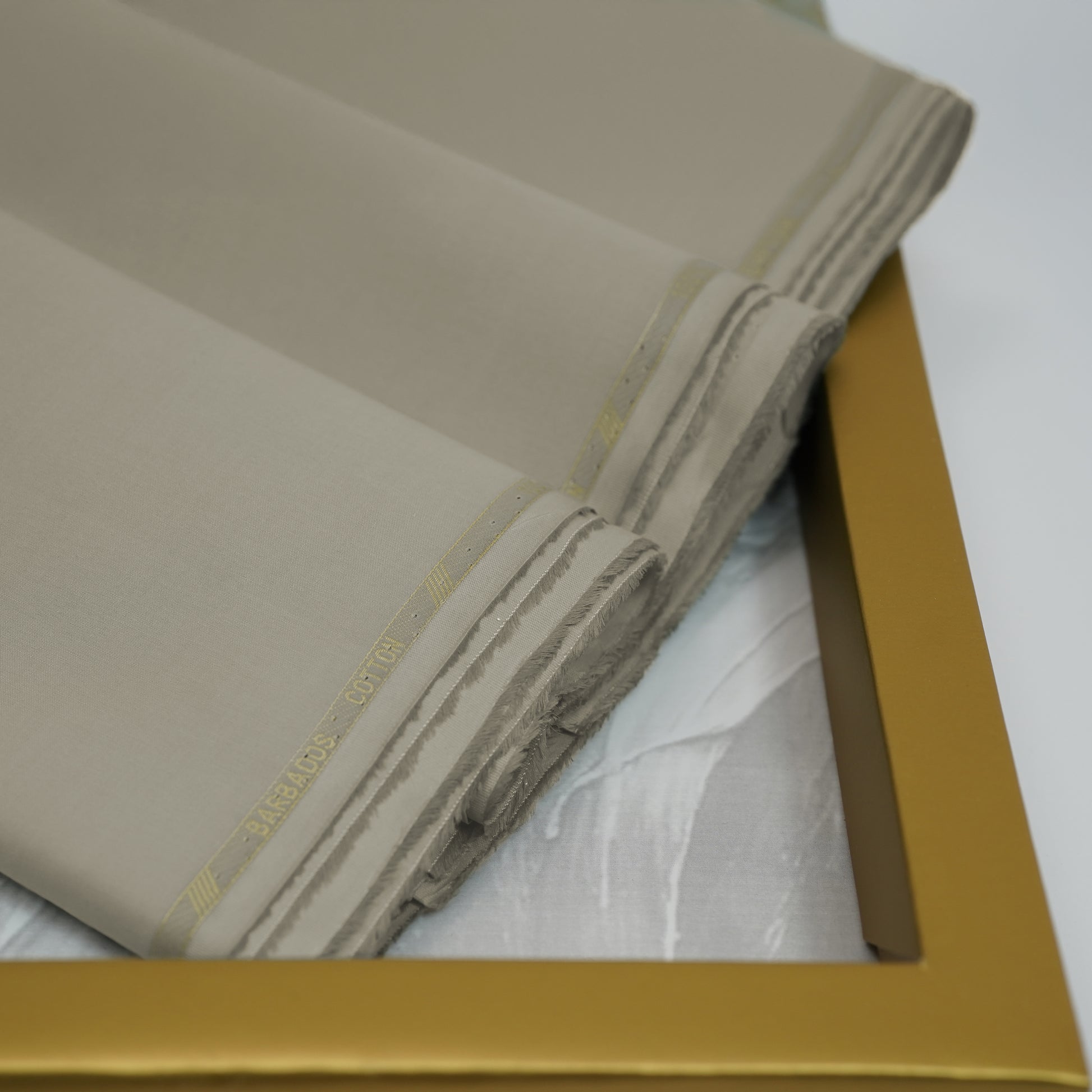 Light Cement Grey Barbados Silver Touch | Wrinkle-Resistant Pima Cotton (54” Width) 