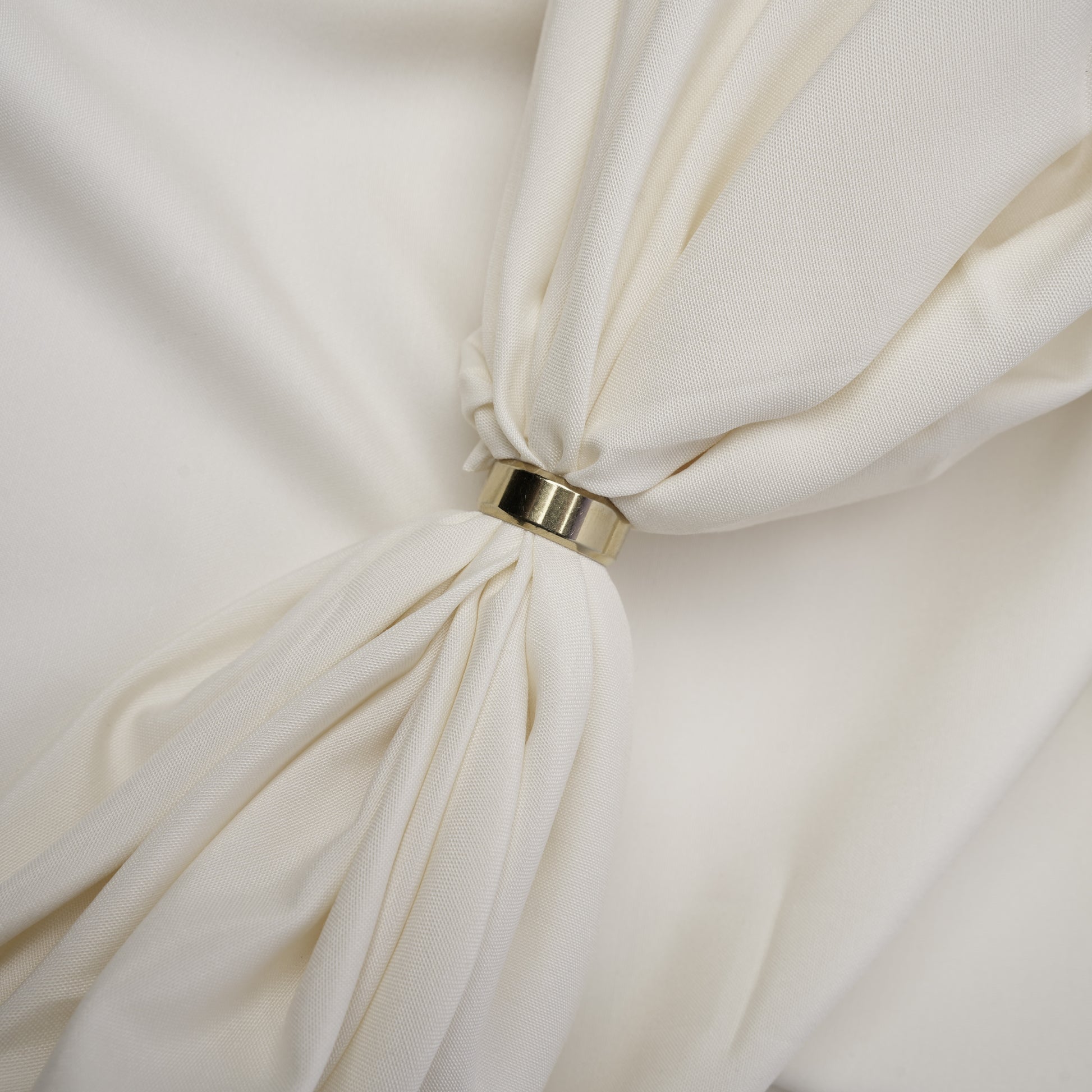 Legacy Boski Light Cream Wrinkle Resistant Poly Viscose Blend with Glossy Smooth Finish