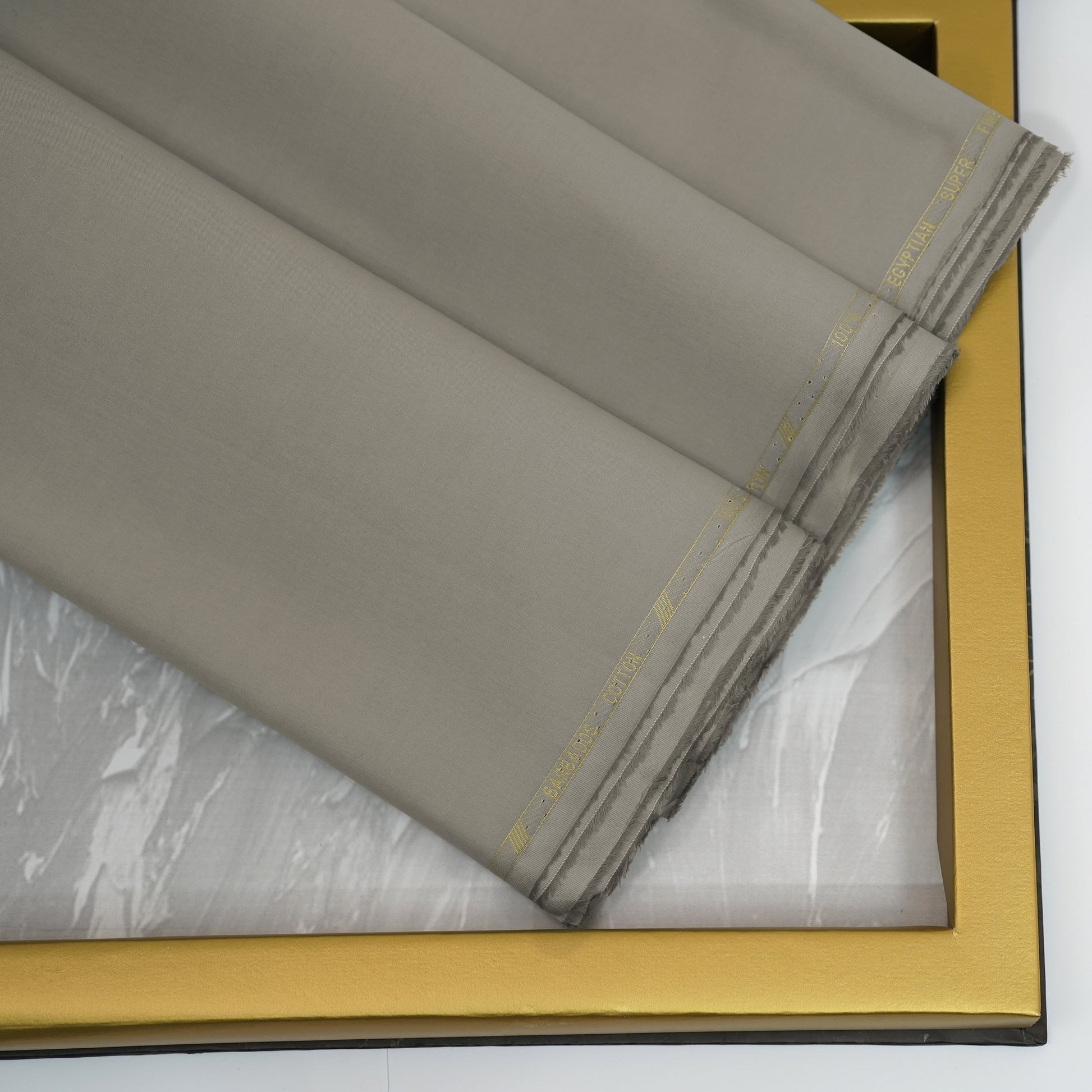 Barbados Silver Touch | Light Khaki Wrinkle-Resistant Pima Cotton (54” Width) 