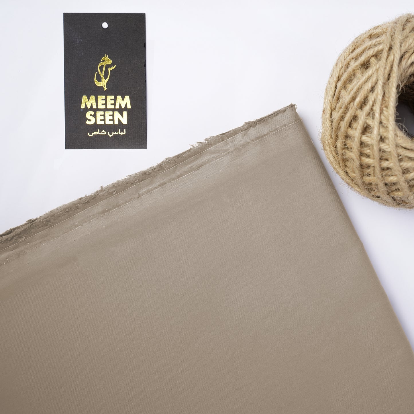 Delicate Twill/Satin | Wrinkle-Resistant Pima Cotton (54” Width) MEDIUM BROWNISH GREY 