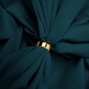 Moon Mist Wash & Wear, Midnight Green Checkered Dobby Design Soft Finish with Matt Look