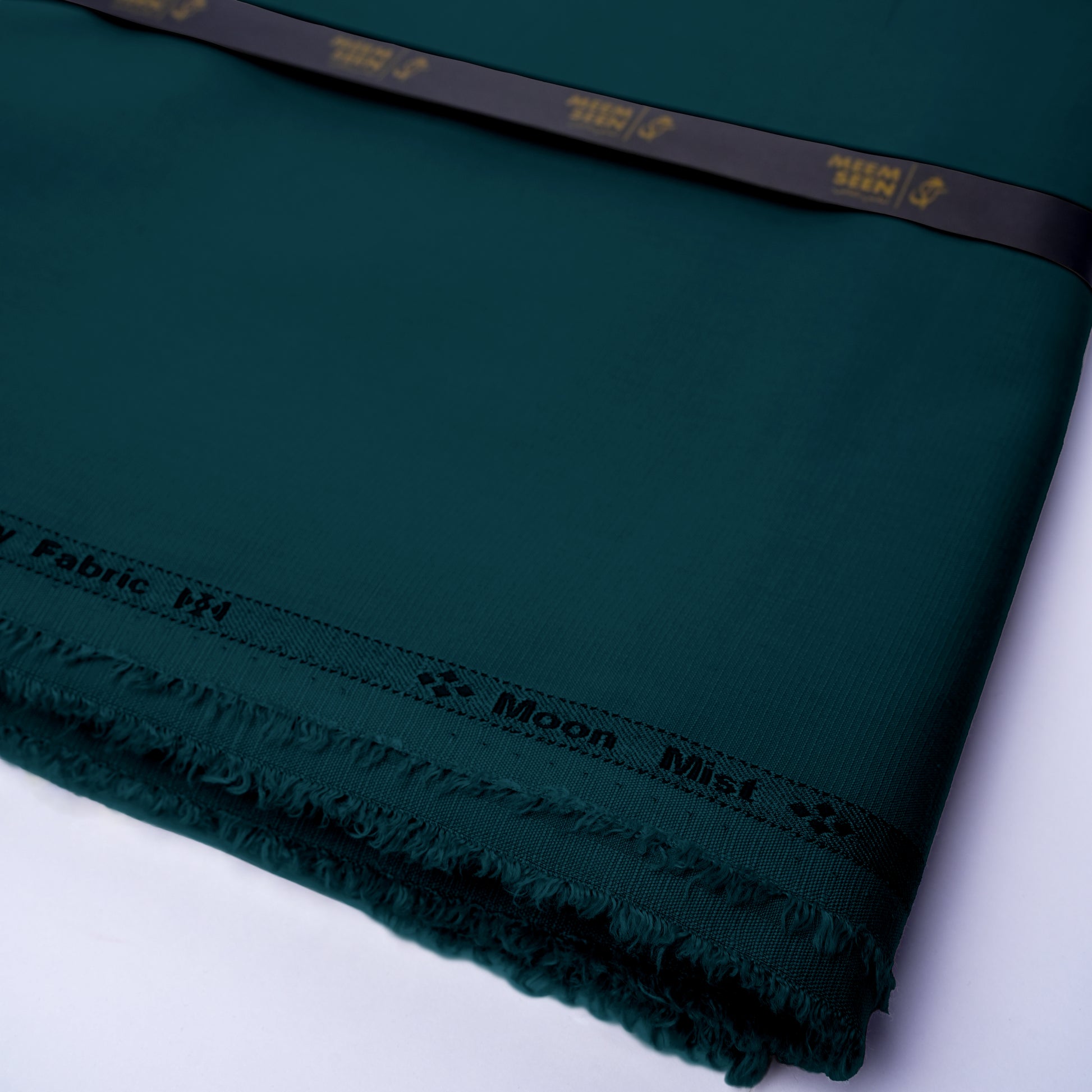 Moon Mist Wash & Wear, Checkered Dobby Design Soft Finish with Matt Look Midnight Green 