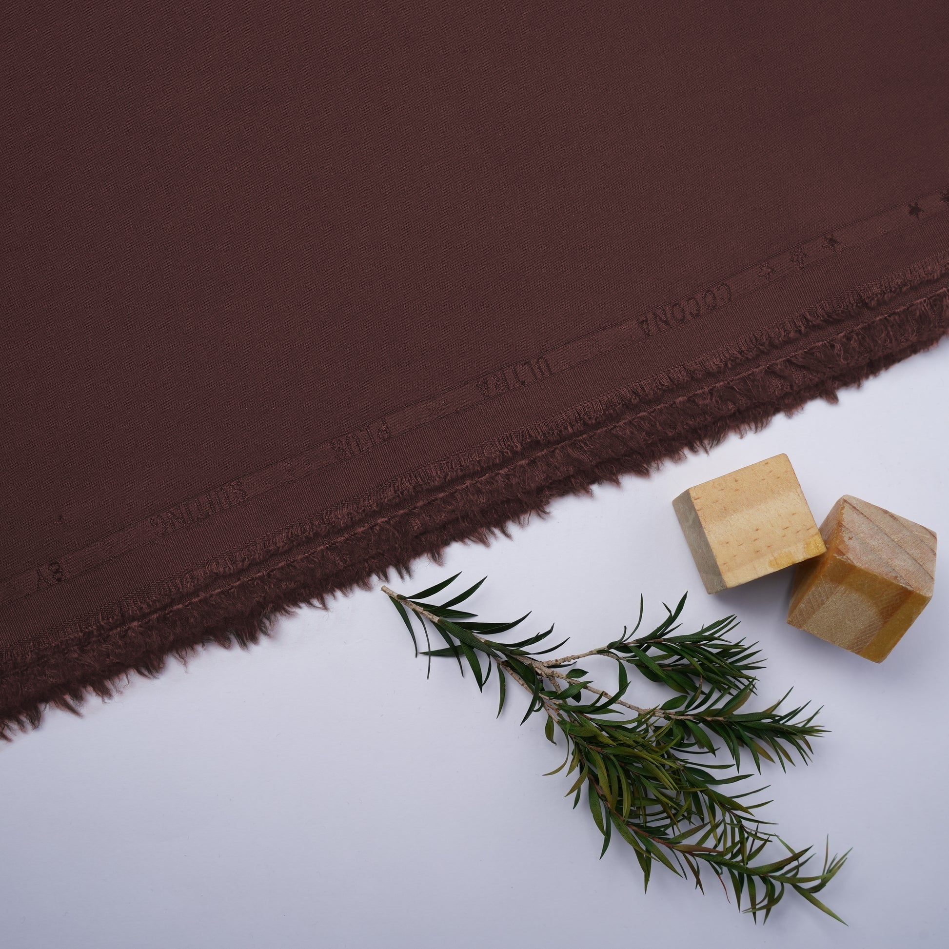 Cocona Wash & Wear, Maroon Wrinkle Free, Silky Soft Finish with Matt Look