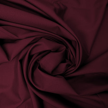 Maroon Legacy Boski, Wrinkle Resistant Poly Viscose Blend with Glossy Smooth Finish 