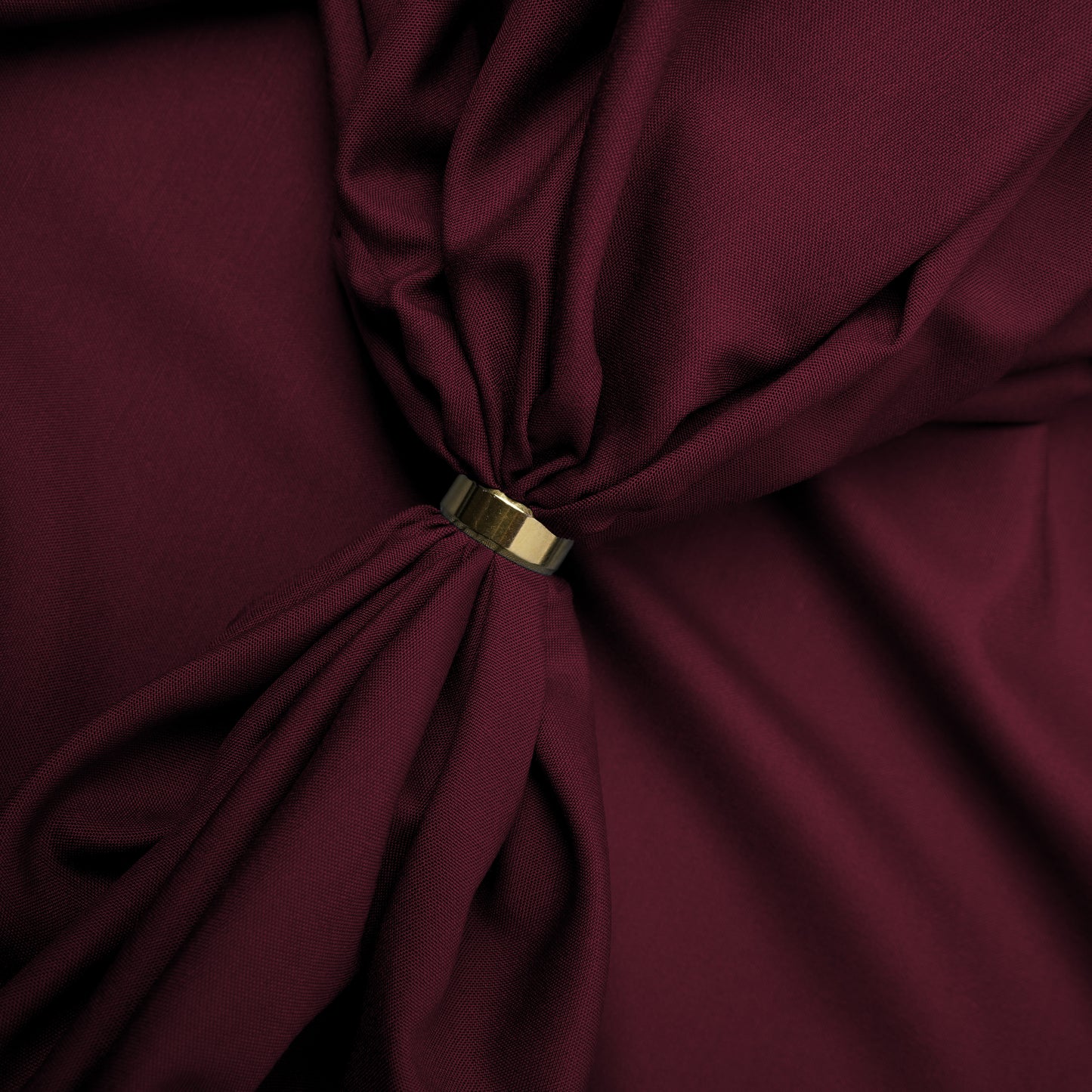 Legacy Boski, Maroon Wrinkle Resistant Poly Viscose Blend with Glossy Smooth Finish 