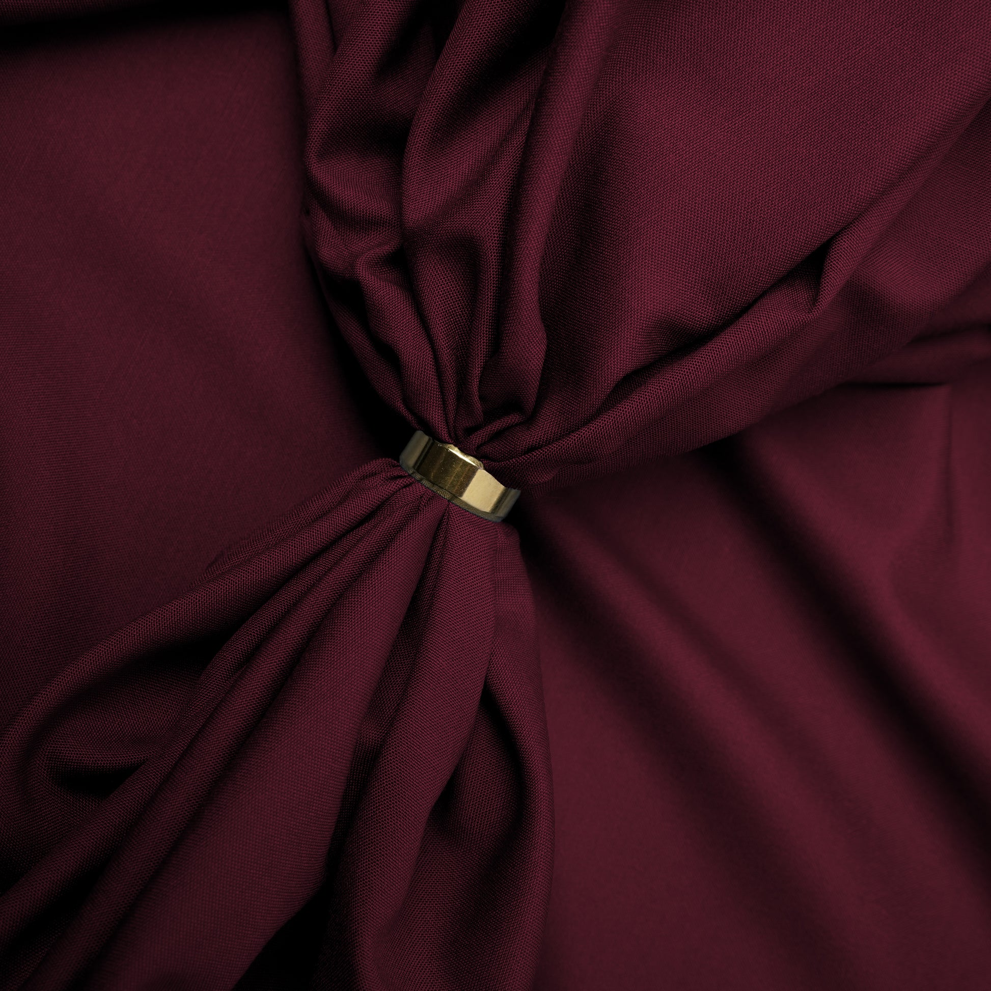Legacy Boski, Maroon Wrinkle Resistant Poly Viscose Blend with Glossy Smooth Finish 