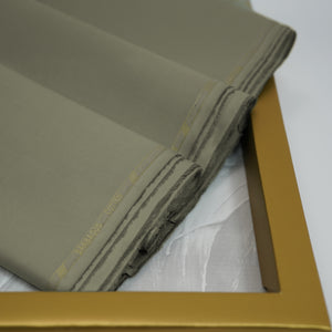Barbados Silver Touch | Muted Khaki Wrinkle-Resistant Pima Cotton (54” Width) 
