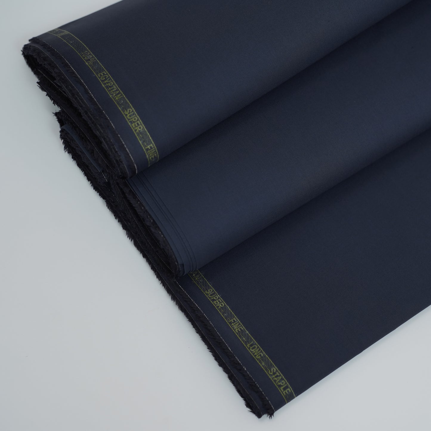 Navy Blue Barbados Silver Touch | Wrinkle-Resistant Pima Cotton (54” Width) 