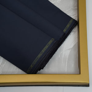 Barbados Silver Touch | Navy Blue Wrinkle-Resistant Pima Cotton (54” Width) 