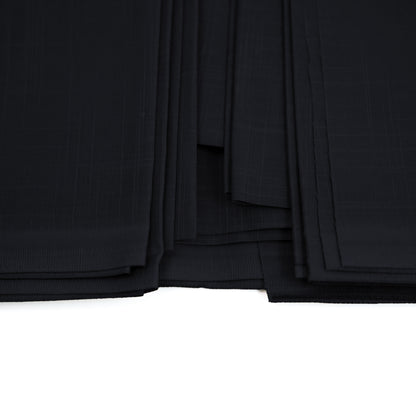 Tiger Cotton Slub | Self-Design Silver Finish (54” Width) Navy Blue