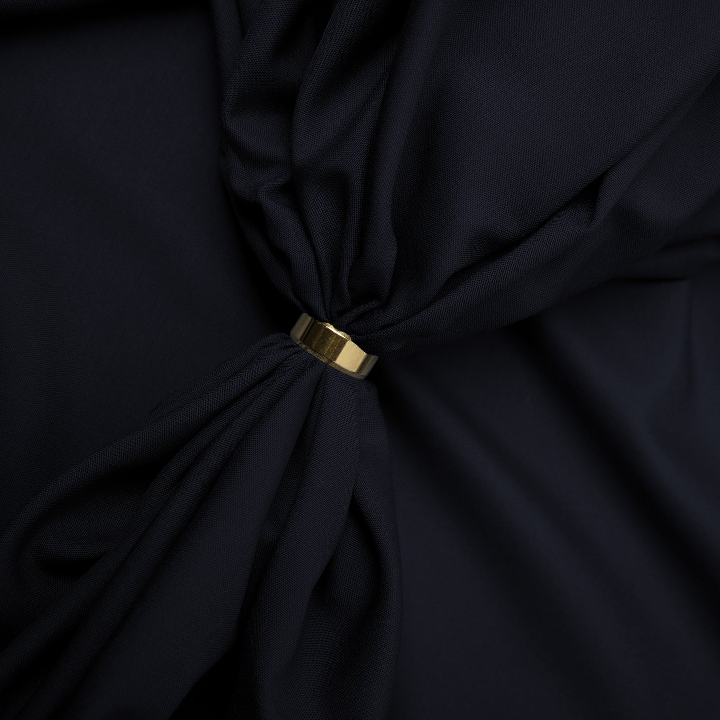 Legacy Boski, Navy Blue Wrinkle Resistant Poly Viscose Blend with Glossy Smooth Finish