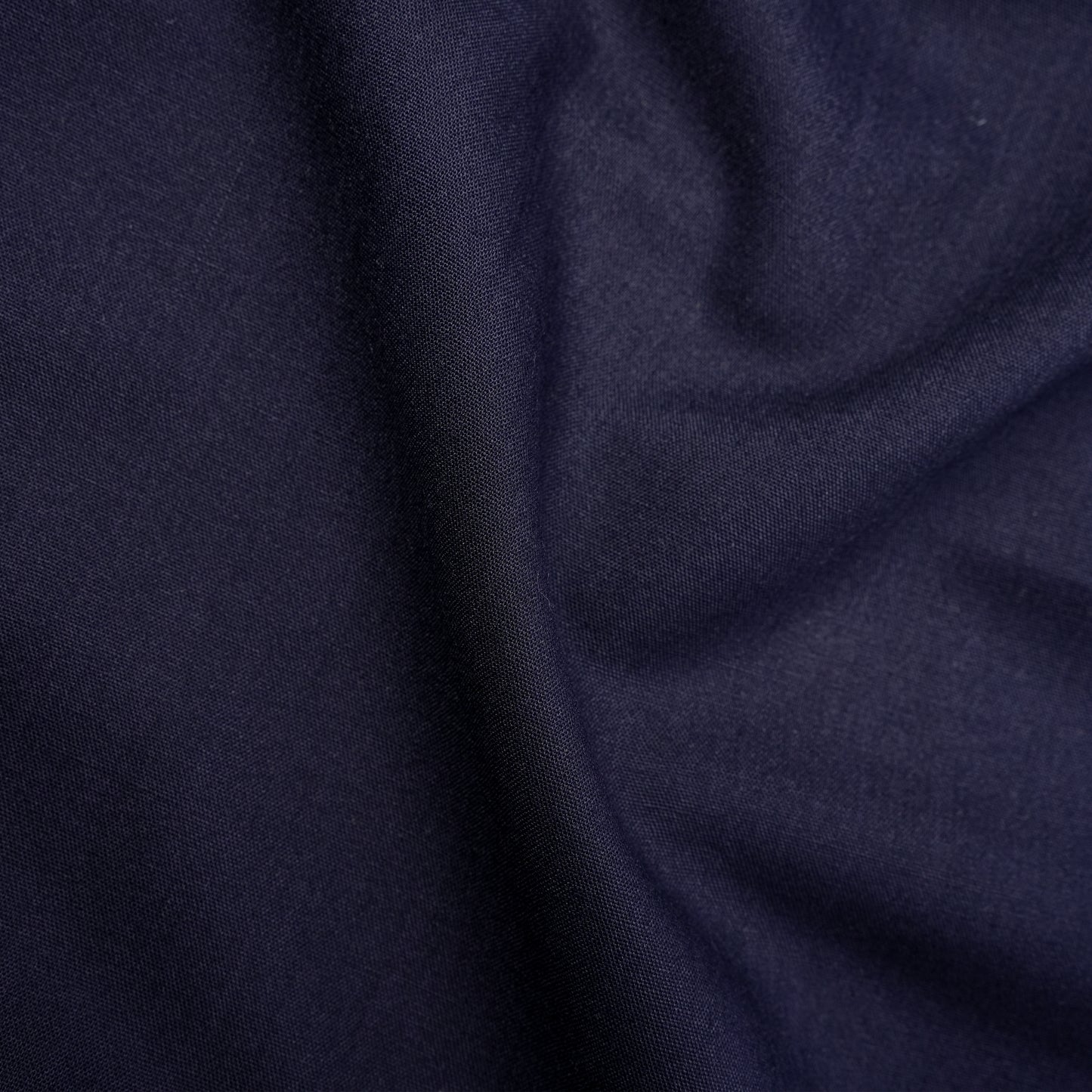 Navy Blue Lagman Wool, Wrinkle Resistant PVT Blend with Soft Smooth Finish and Glowy Look