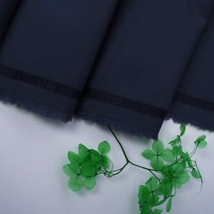 Navy Blue Red Horse Wash & Wear  Unstitched Fabric for Men 