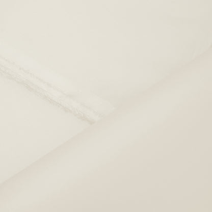 OFF WHITE Delicate Twill/Satin | Wrinkle-Resistant Pima Cotton (54” Width) 