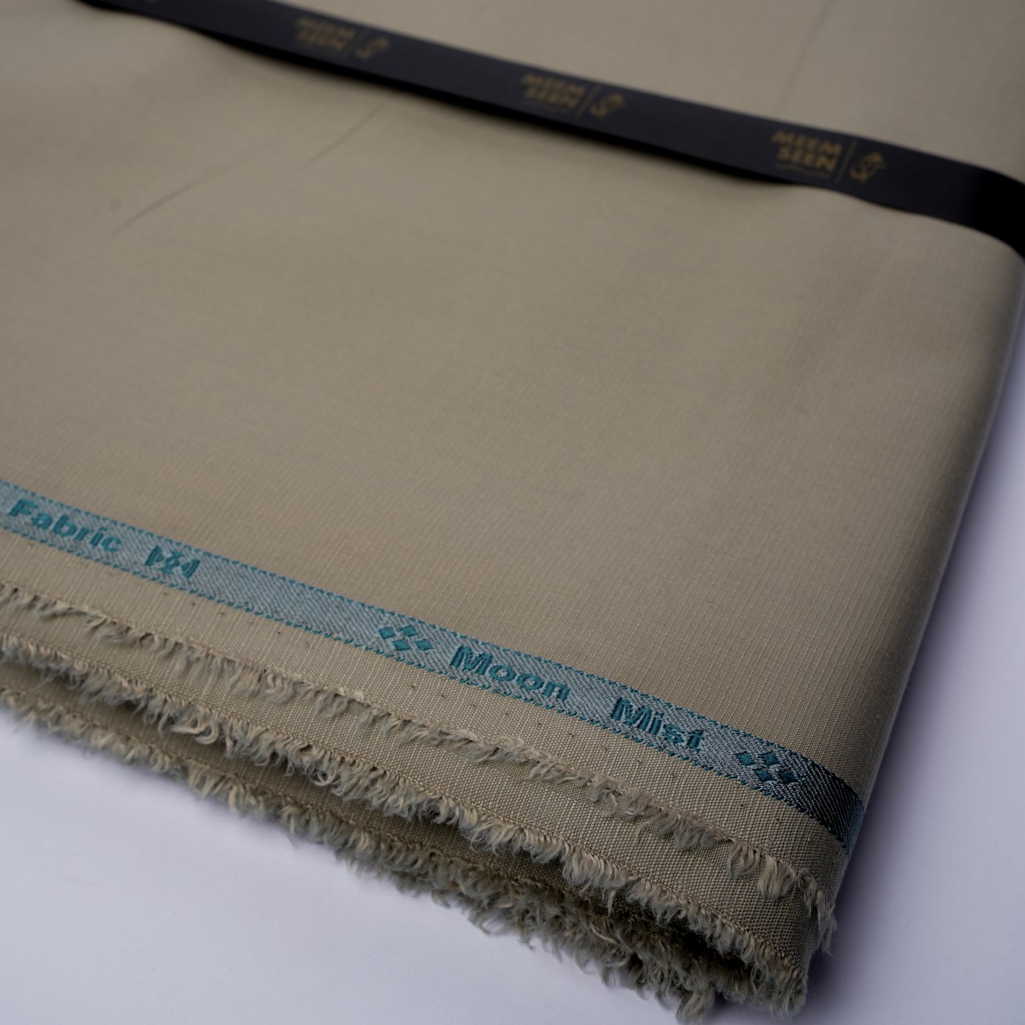 Olive Drab  Moon Mist Wash & Wear, Checkered Dobby Design Soft Finish with Matt Look 