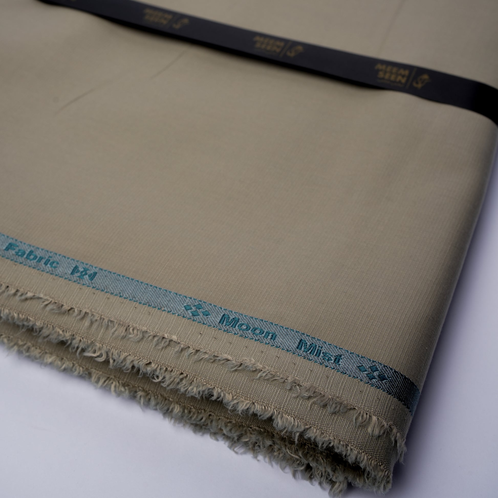 Olive Drab  Moon Mist Wash & Wear, Checkered Dobby Design Soft Finish with Matt Look 