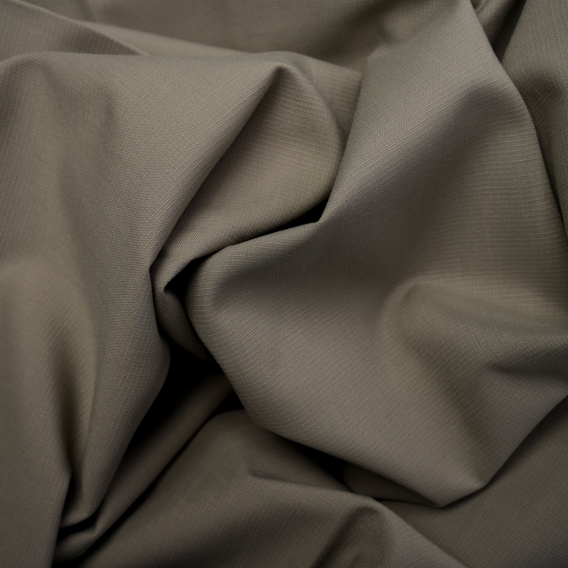 Moon Mist Wash & Wear, Checkered Dobby Design Soft Finish with Matt Look Olive Drab