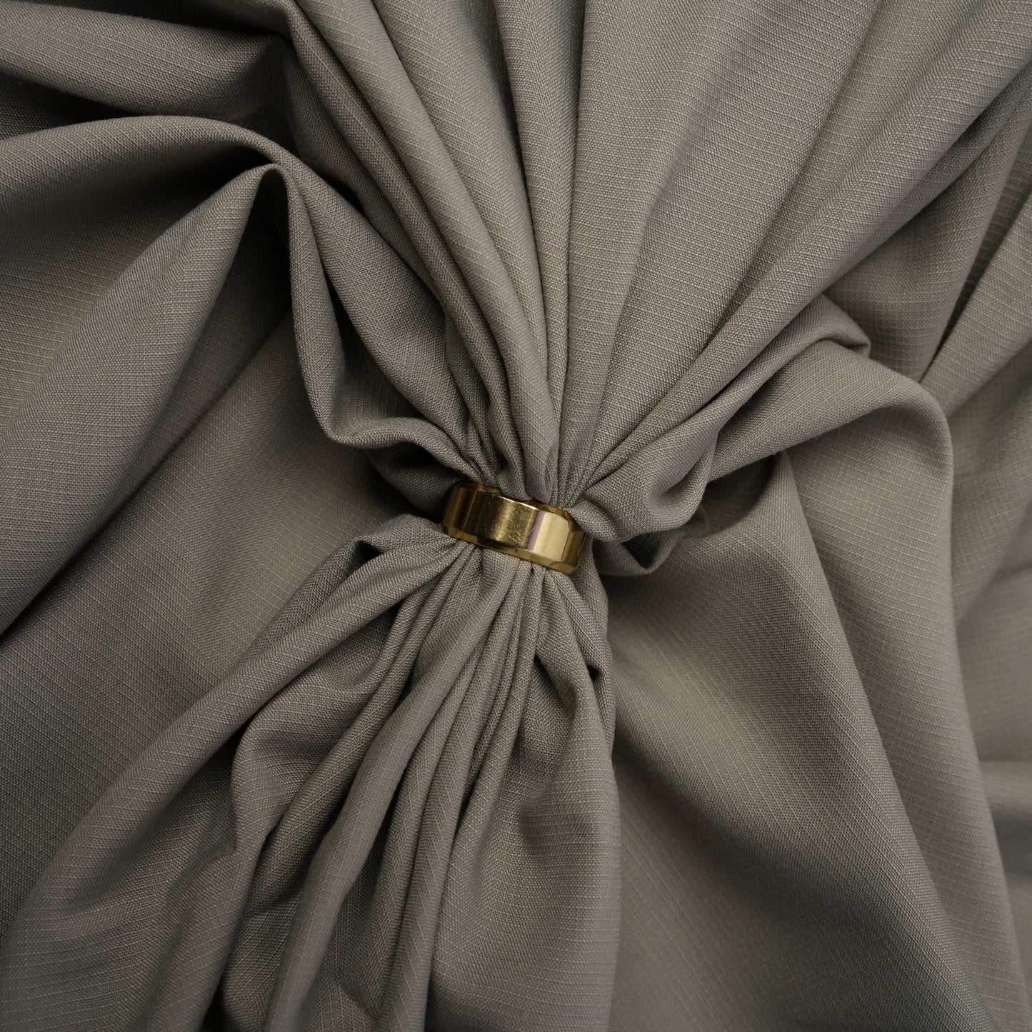 Moon Mist Wash & Wear, Olive Drab Checkered Dobby Design Soft Finish with Matt Look 