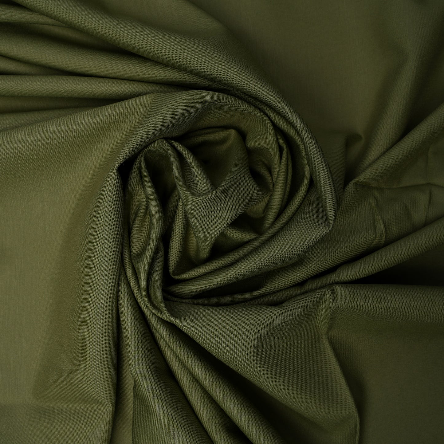 Olive Green Legacy Boski, Wrinkle Resistant Poly Viscose Blend with Glossy Smooth Finish 