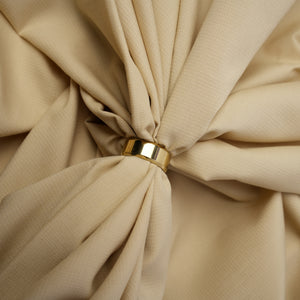 Moon Mist Wash & Wear, SAND Checkered Dobby Design Soft Finish with Matt Look