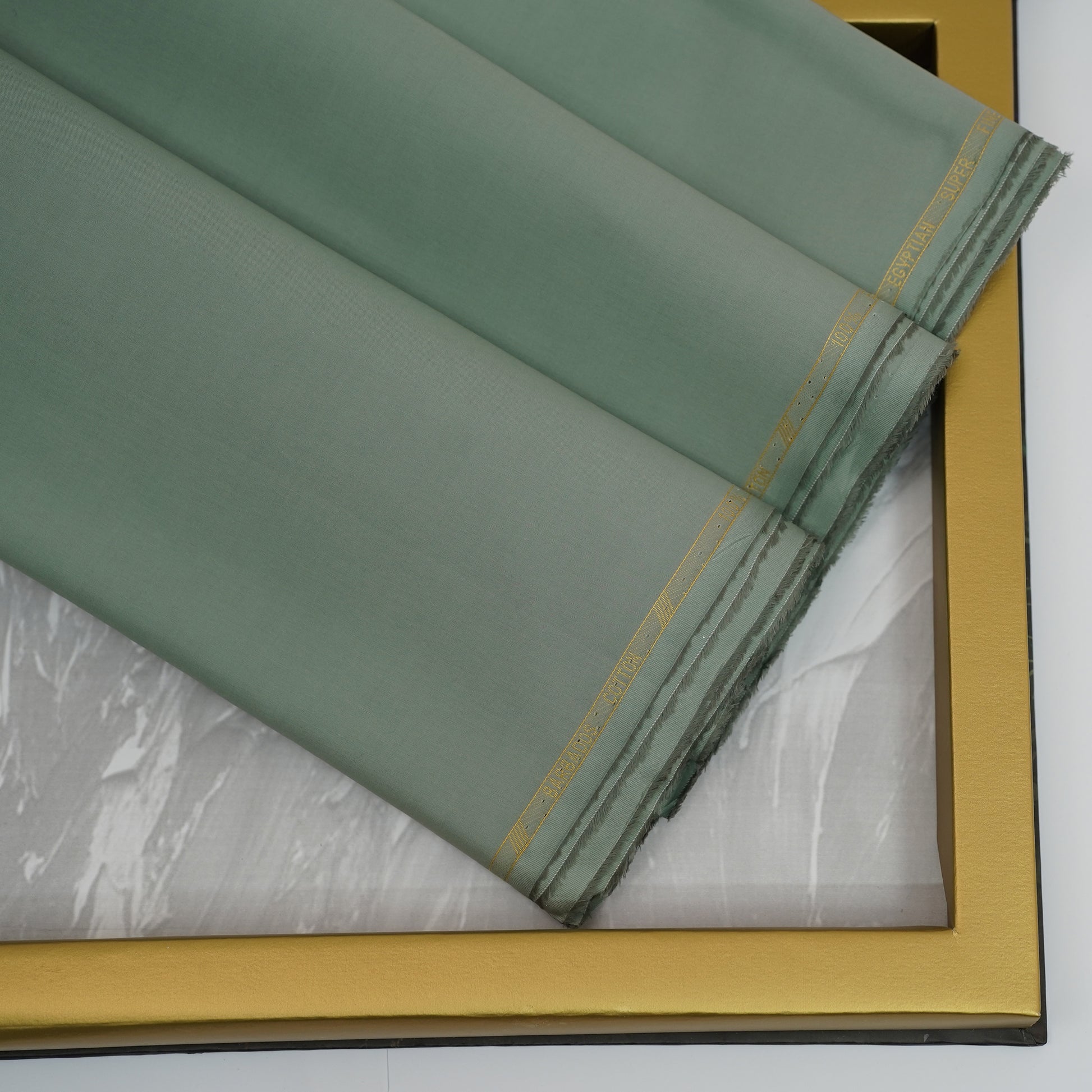 Sage Green Barbados Silver Touch | Wrinkle-Resistant Pima Cotton (54” Width) 