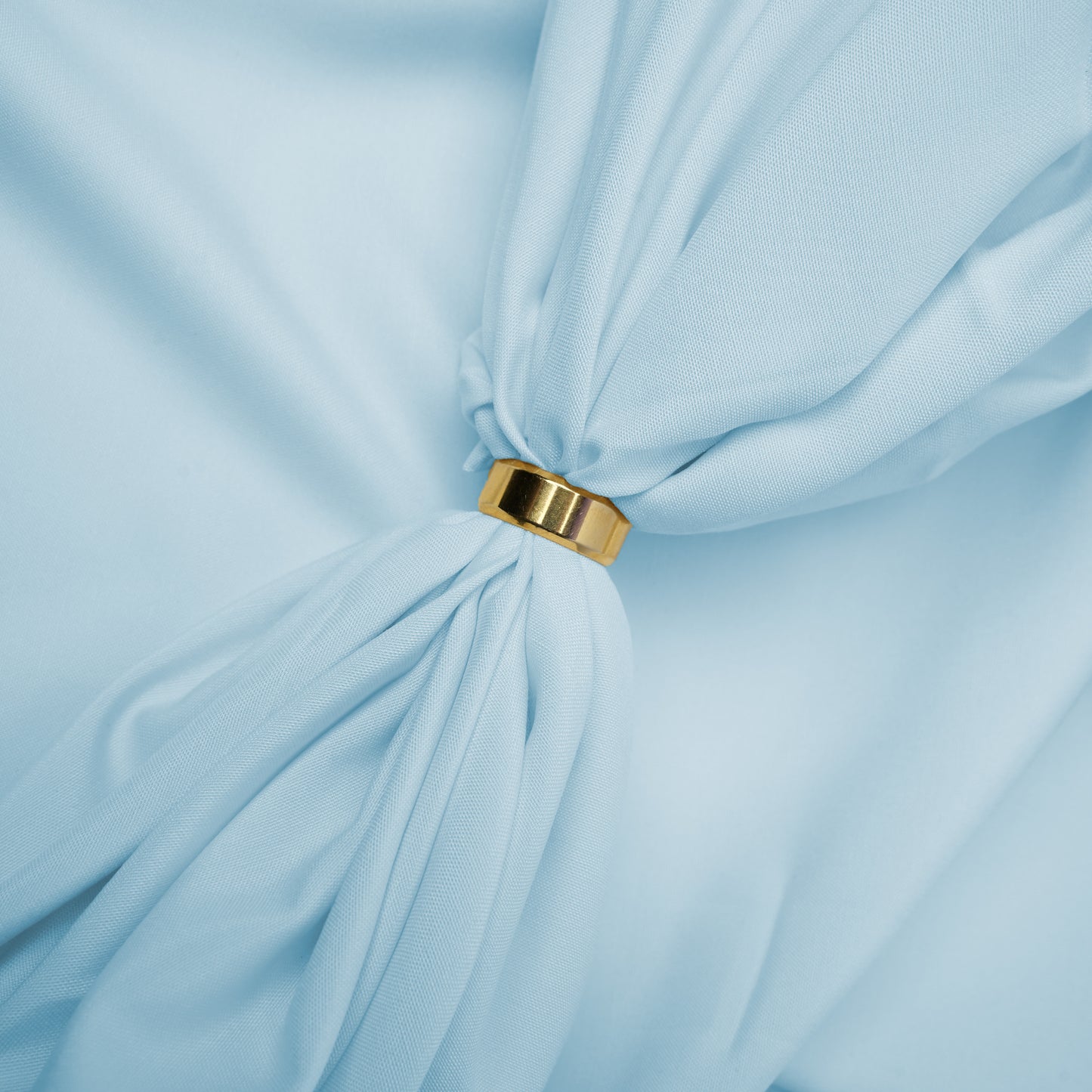 Legacy Boski, Sky Blue Wrinkle Resistant Poly Viscose Blend with Glossy Smooth Finish