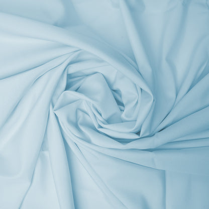 Sky Blue Legacy Boski, Wrinkle Resistant Poly Viscose Blend with Glossy Smooth Finish