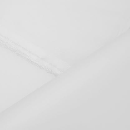 White Delicate Twill/Satin | Wrinkle-Resistant Pima Cotton (54” Width)