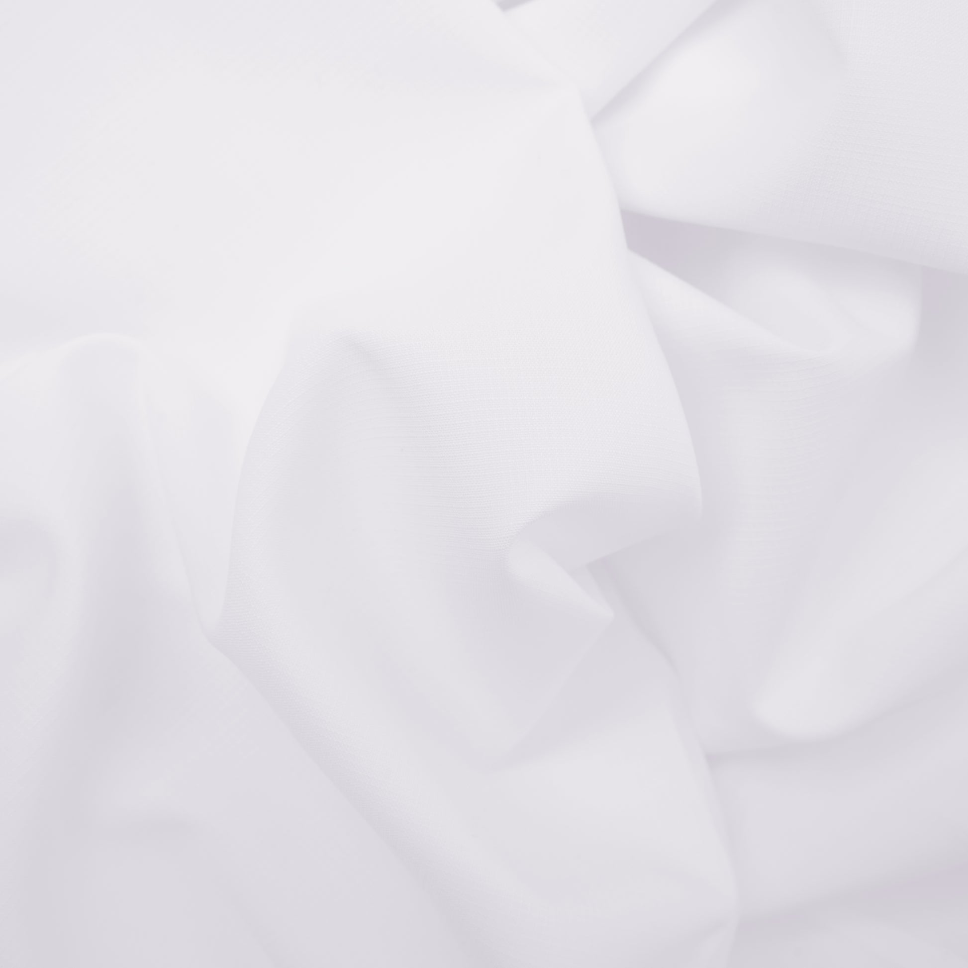 Checkered Dobby Textured Wash & Wear Unstitched Fabric for Men Soft Finish, Matt Look White