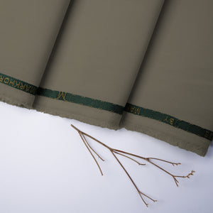 Red Horse – Walnut Brown Wash & Wear  Unstitched Fabric for Men 