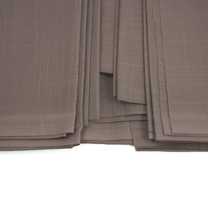 Tiger_ Cotton Slub | Self-Design Silver Finish (54” Width) Warm Grey 