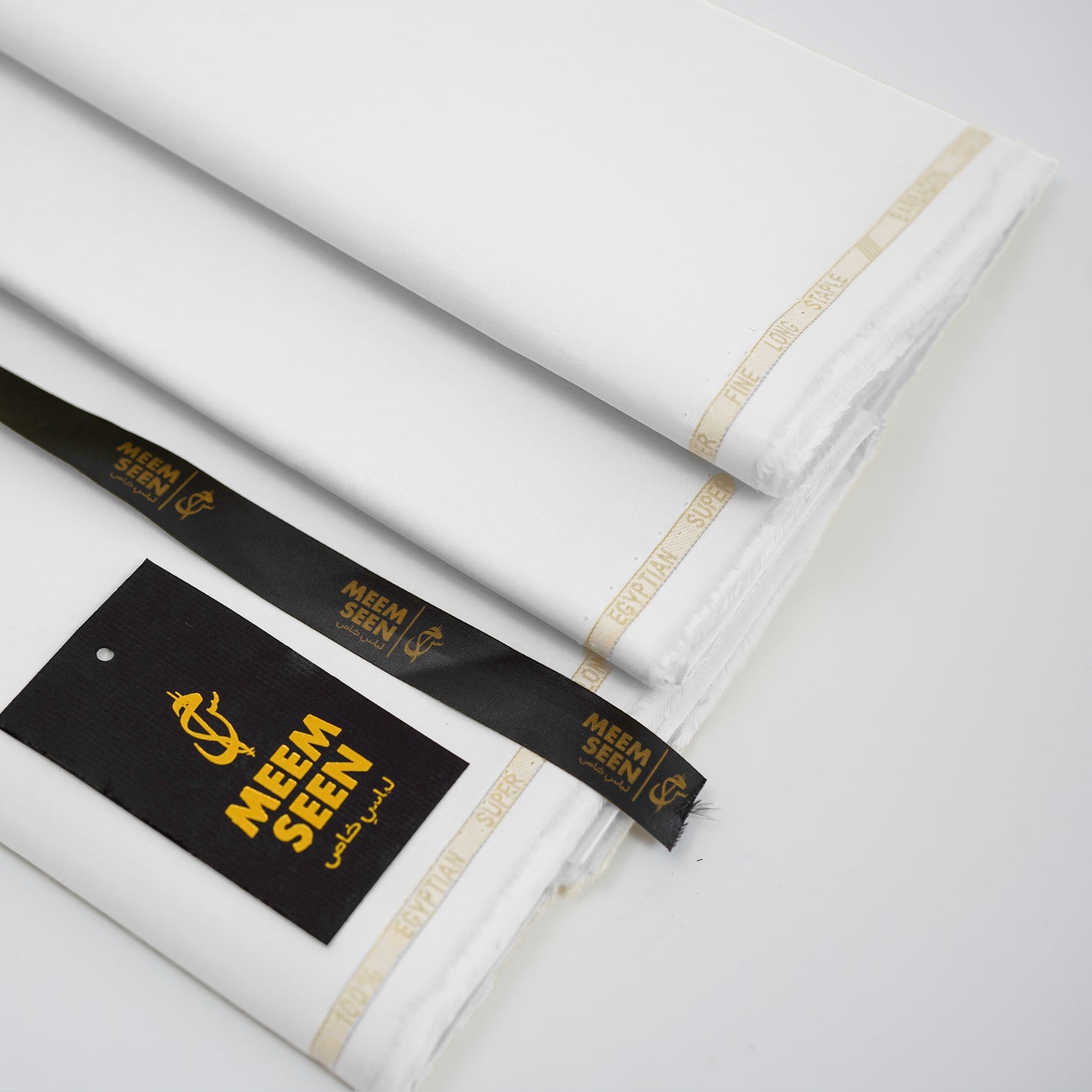 Barbados Silver Touch | White Wrinkle-Resistant Pima Cotton (54” Width) 