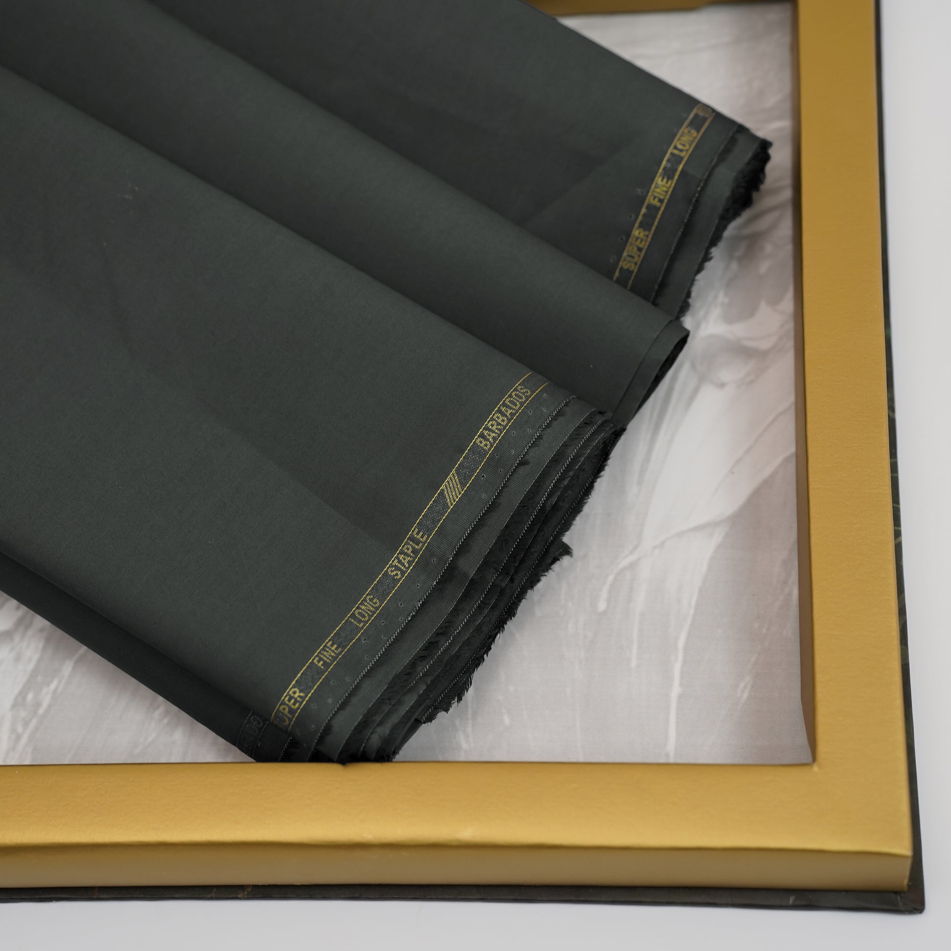 Barbados Silver Touch | Charcole Wrinkle-Resistant Pima Cotton (54” Width) 