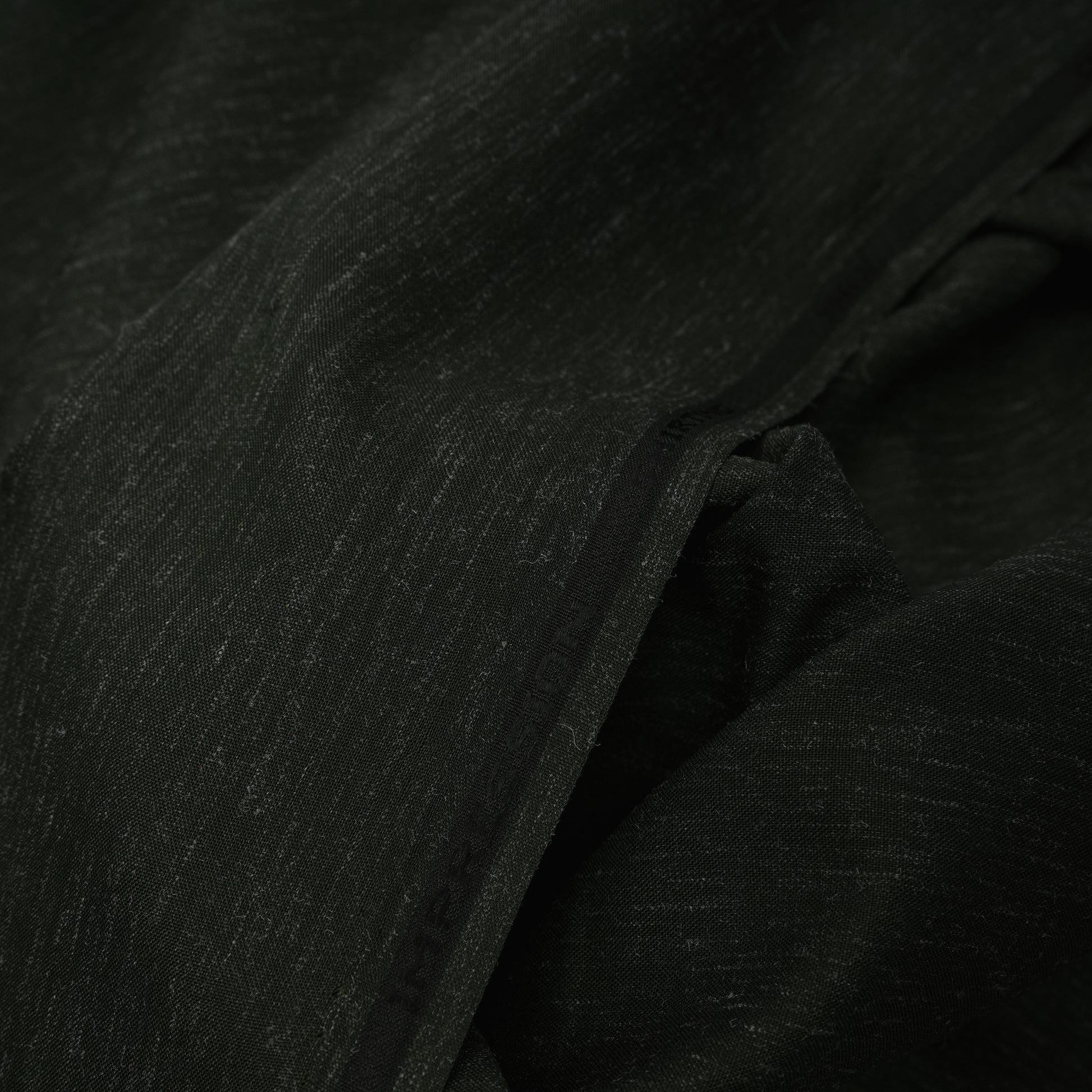 Dark Olive Impression Wash & Wear, Self Design Poly Viscose Blend with Soft Finish 