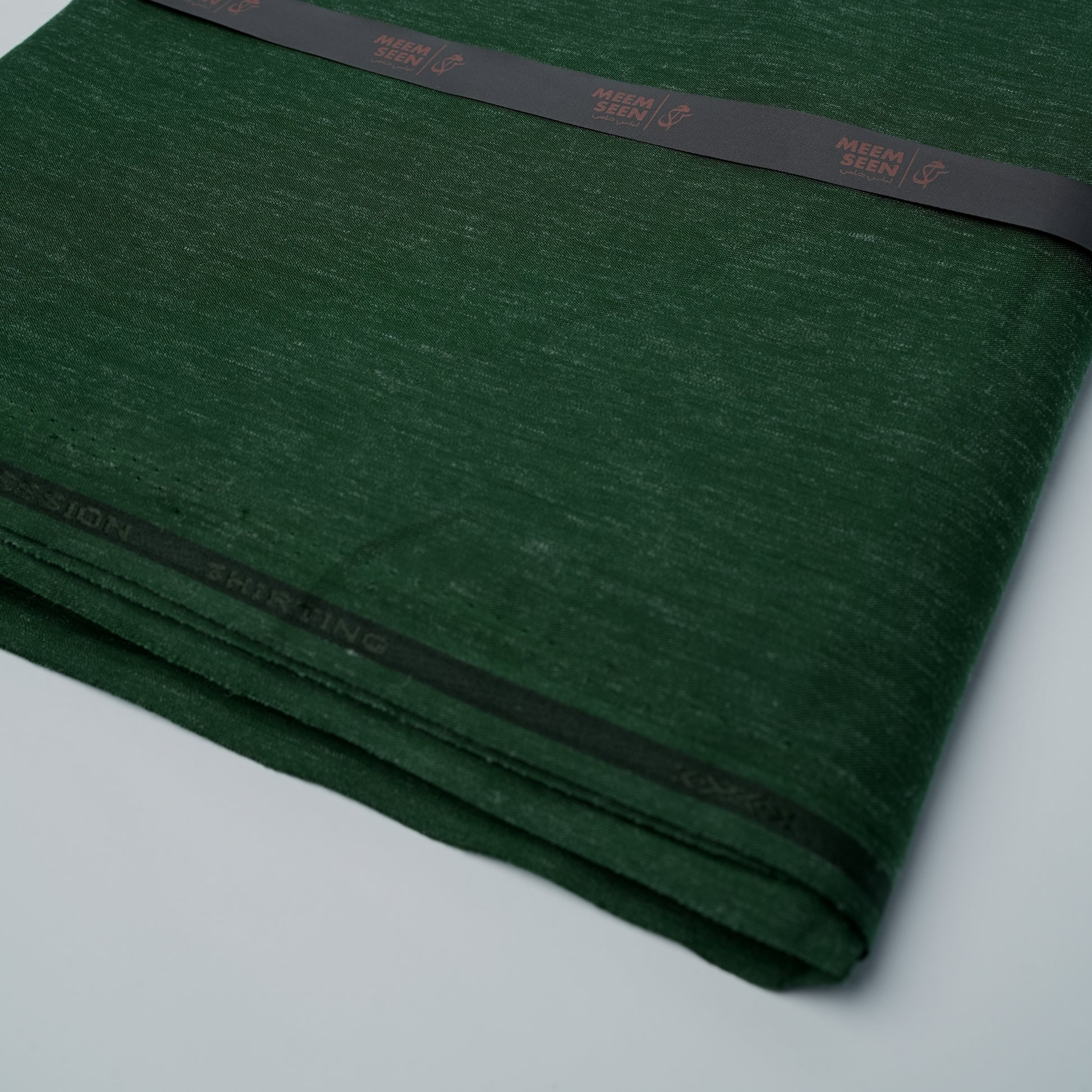 Impression Wash & Wear,Self Design Poly Viscose Blend with Soft Finish  Evergreen