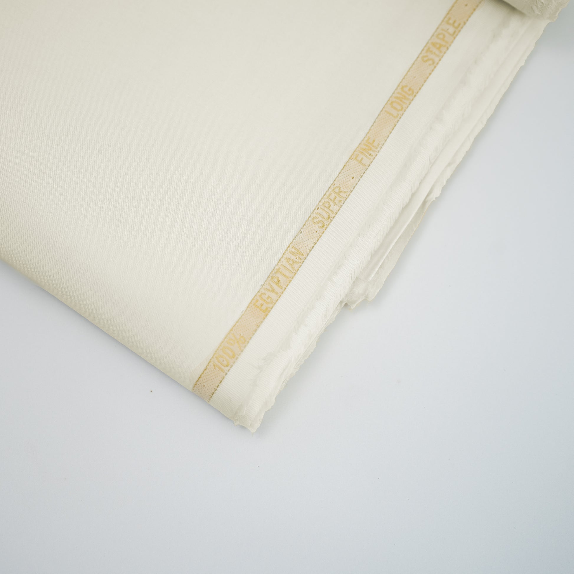 Light Cream Barbados Silver Touch | Wrinkle-Resistant Pima Cotton (54” Width) 