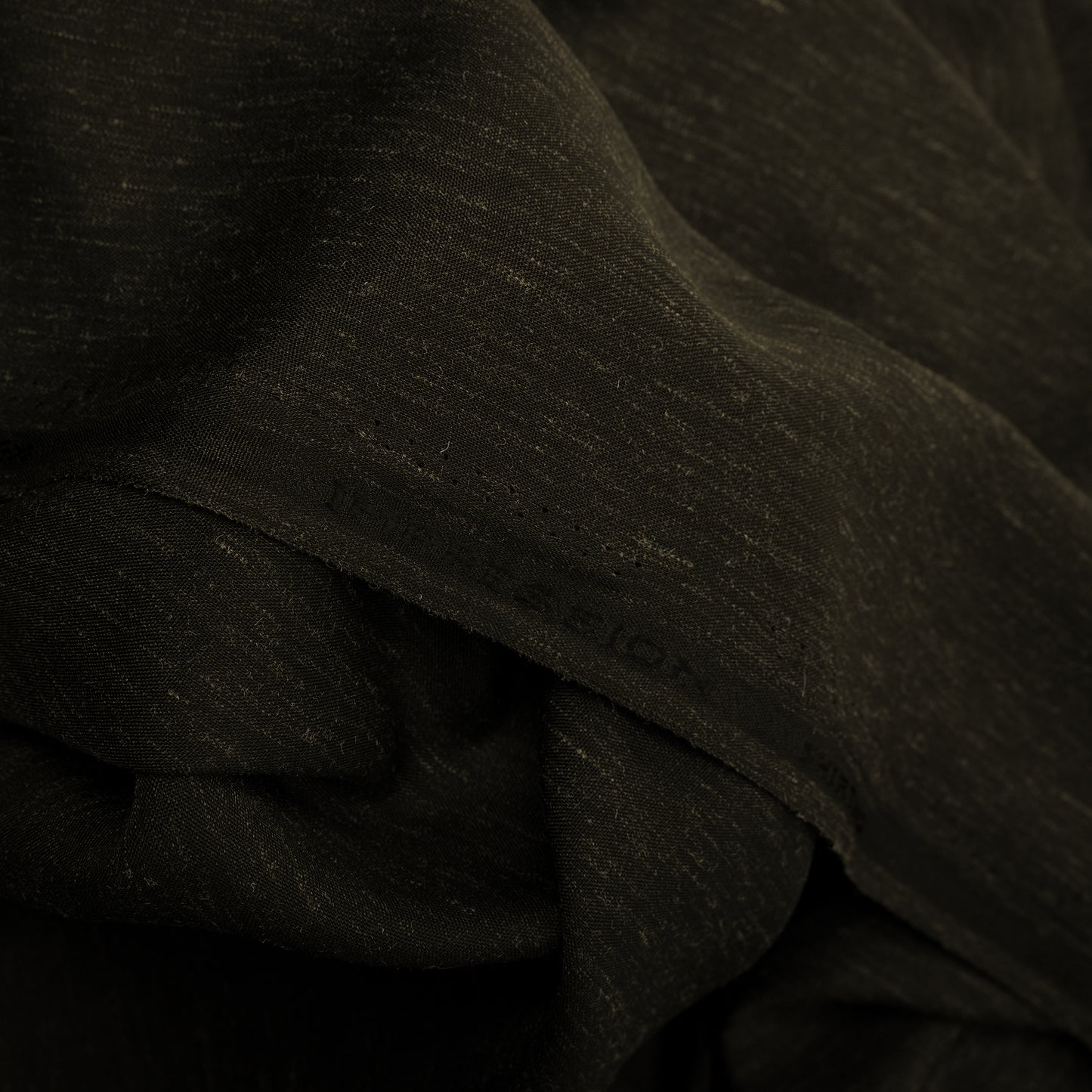 Mocha Brown Impression Wash & Wear, Self Design Poly Viscose Blend with Soft Finish 