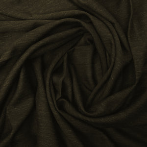 Impression Wash & Wear, Mocha Brown Self Design Poly Viscose Blend with Soft Finish 