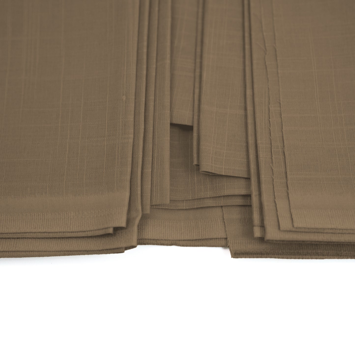 Tiger Cotton Slub | Self-Design Silver Finish (54” Width) Moss Brown 