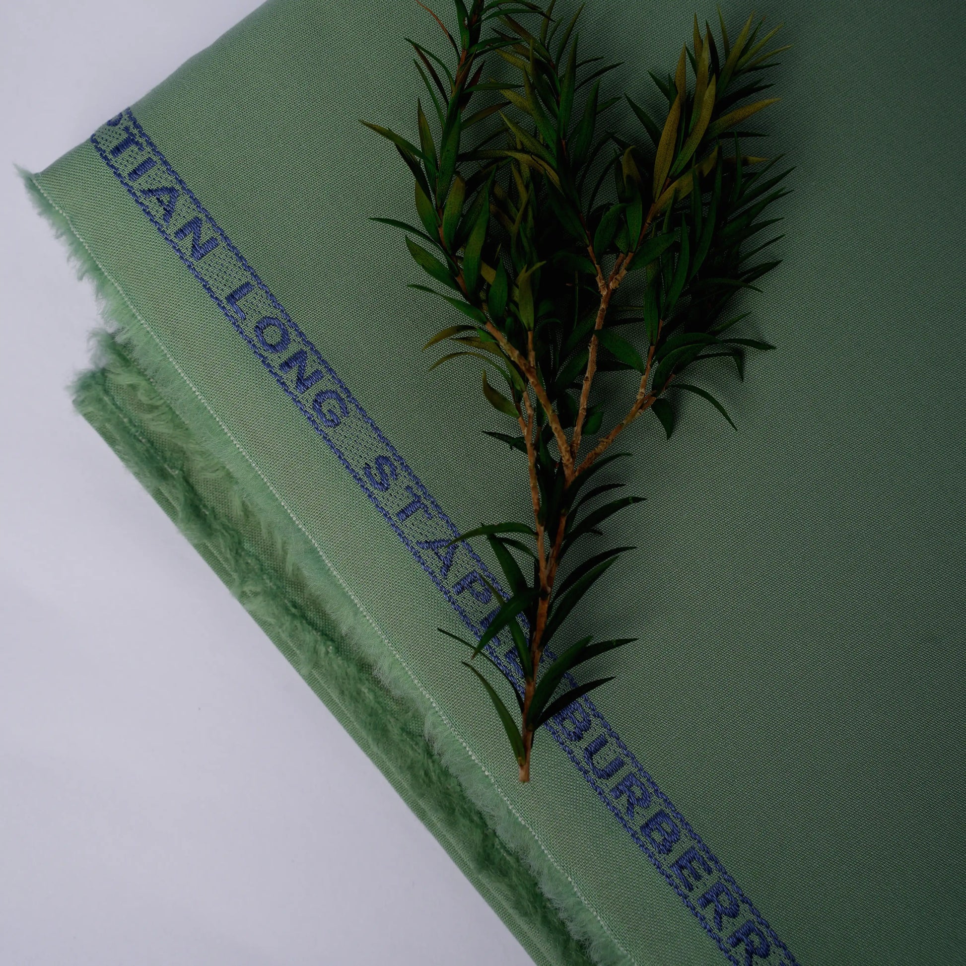 Burberry Soft | Moss Green Giza Cotton Comfort (54” Width) 