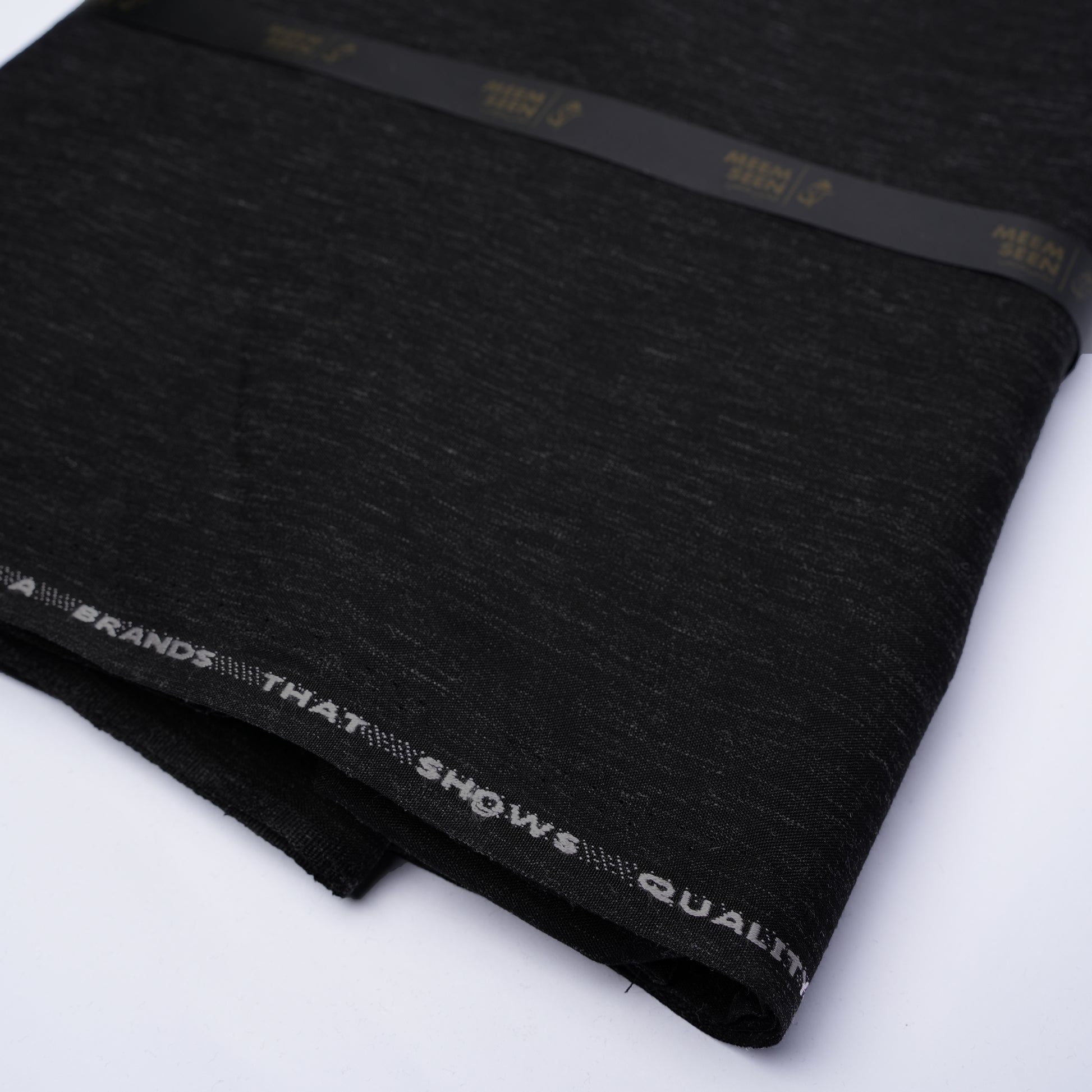 Impression Wash & Wear, Self Design Poly Viscose Blend with Soft Finish Onyx Grey 